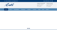 Desktop Screenshot of clinicacoti.com.br